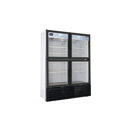 REFRIGERADOR VERTICAL EXHIBIDOR 4 PUERTAS 42 PIES VRD42-4P